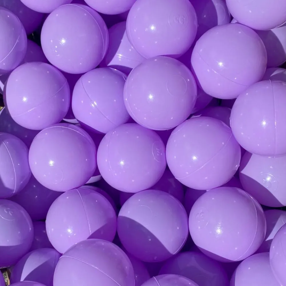 New KiDKii Boldbassin bolde Ø7 cm - Lavendel, 100 stk