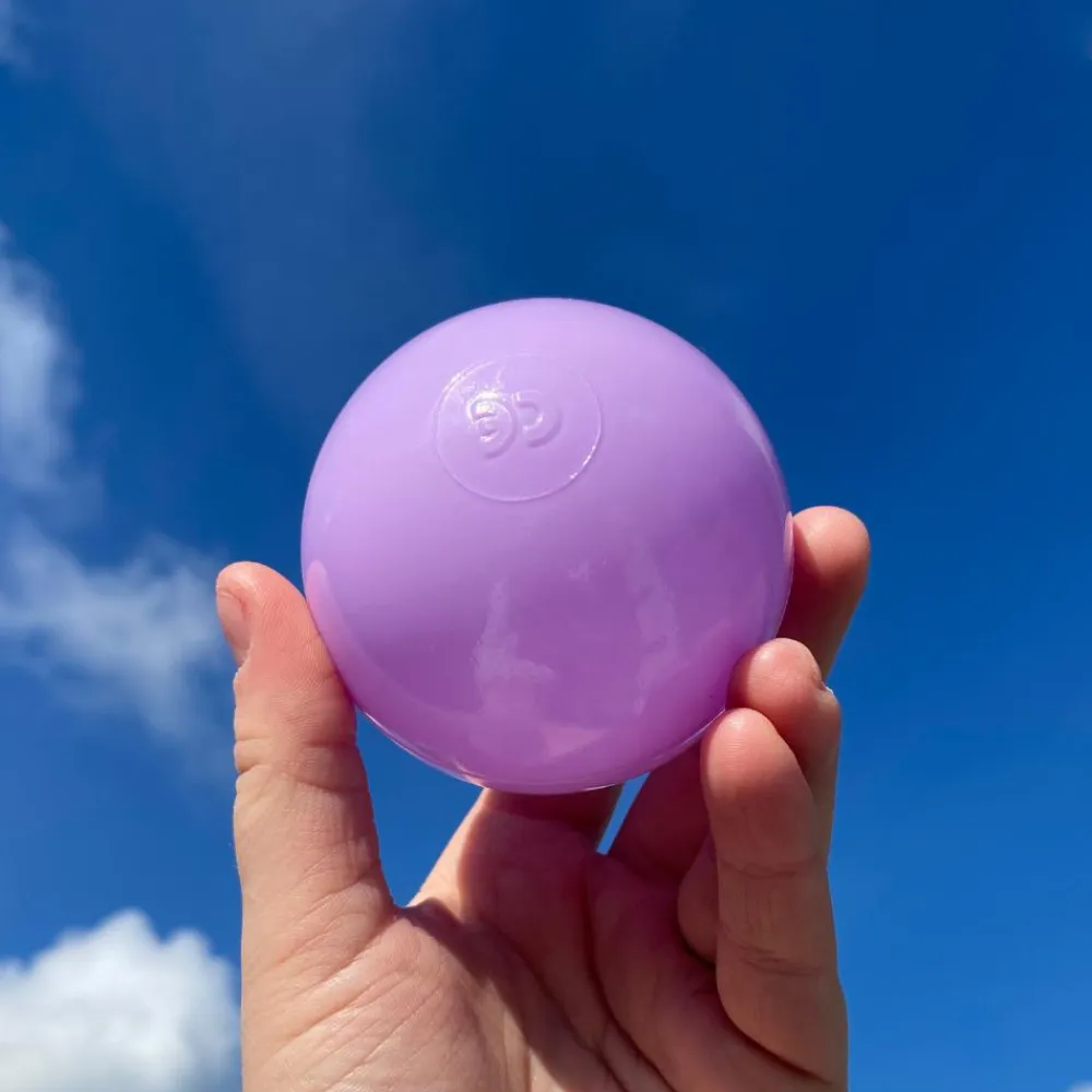 New KiDKii Boldbassin bolde Ø7 cm - Lavendel, 100 stk