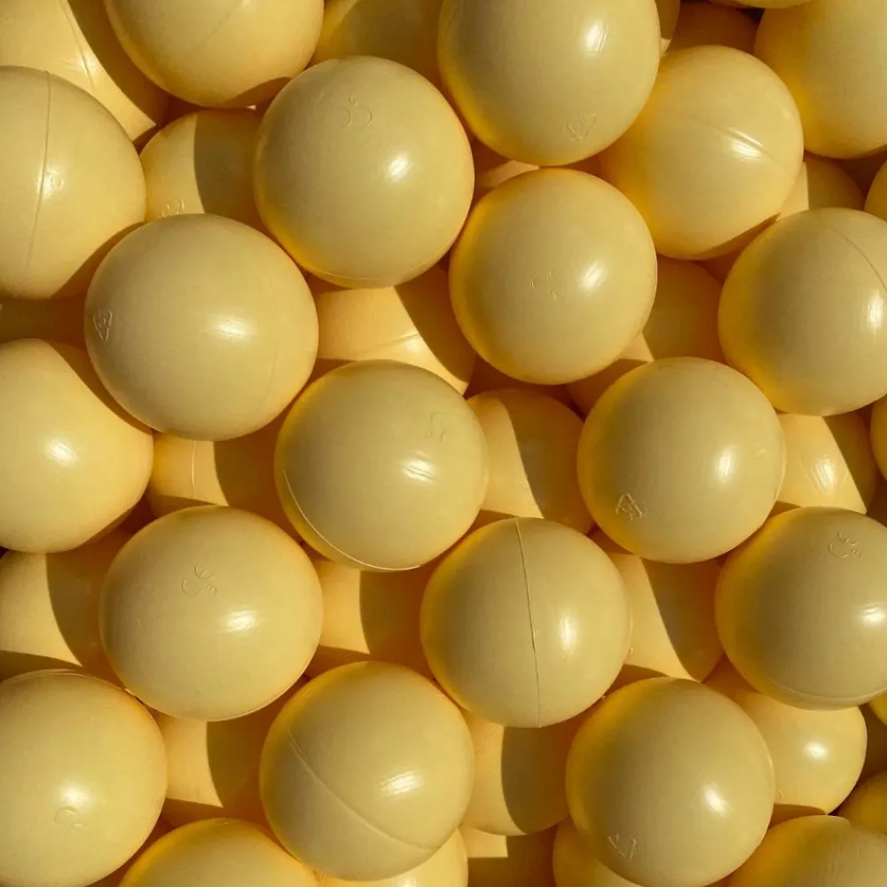 Hot Dantoy Boldbassin bolde Ø7 cm - Lysegul, 200 stk