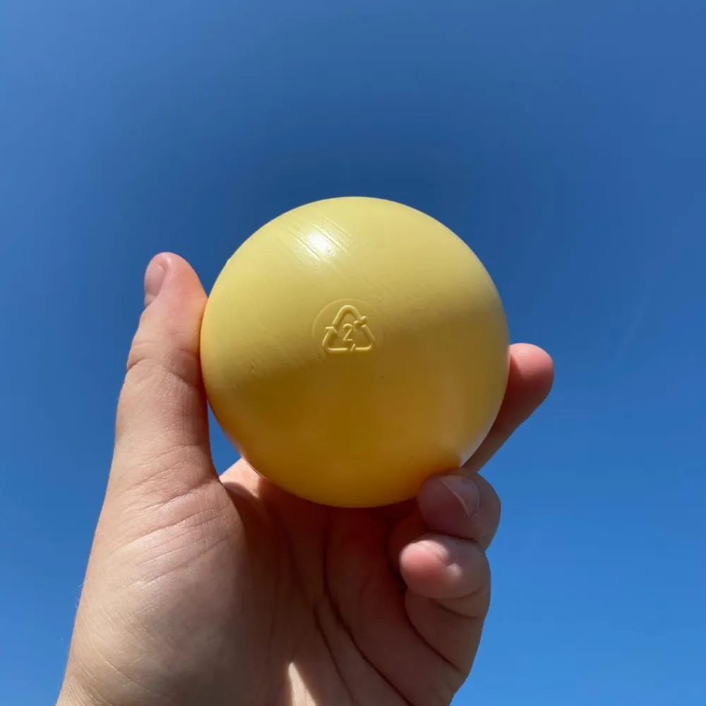 Hot Dantoy Boldbassin bolde Ø7 cm - Lysegul, 200 stk