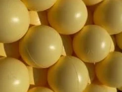 Hot Dantoy Boldbassin bolde Ø7 cm - Lysegul, 200 stk