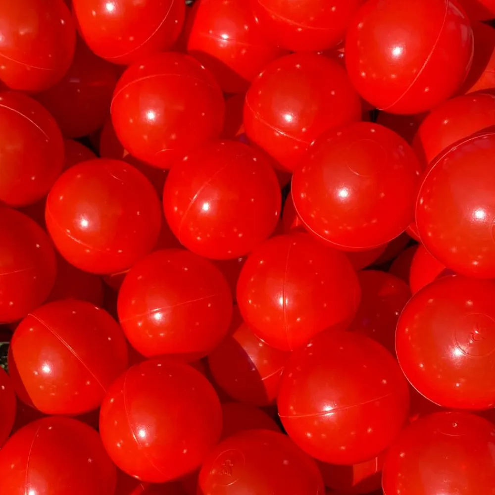 Hot KiDKii Boldbassin bolde Ø7 cm - Rød, 100 stk