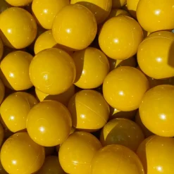 New KiDKii Boldbassin bolde Ø7 cm - Sennepsgul, 100 stk