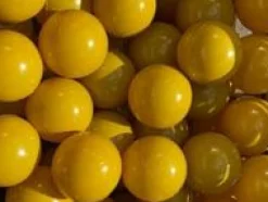 New KiDKii Boldbassin bolde Ø7 cm - Sennepsgul, 100 stk