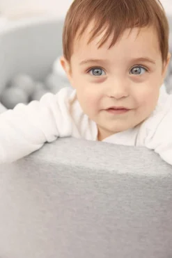 Online KiDKii Boldbassin 90x30 cm inkl. 150 bolde, Lysegrå