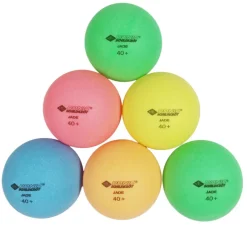 Clearance Bordtennisbolde Poly 40+, 6 stk. - Ø 4 cm.