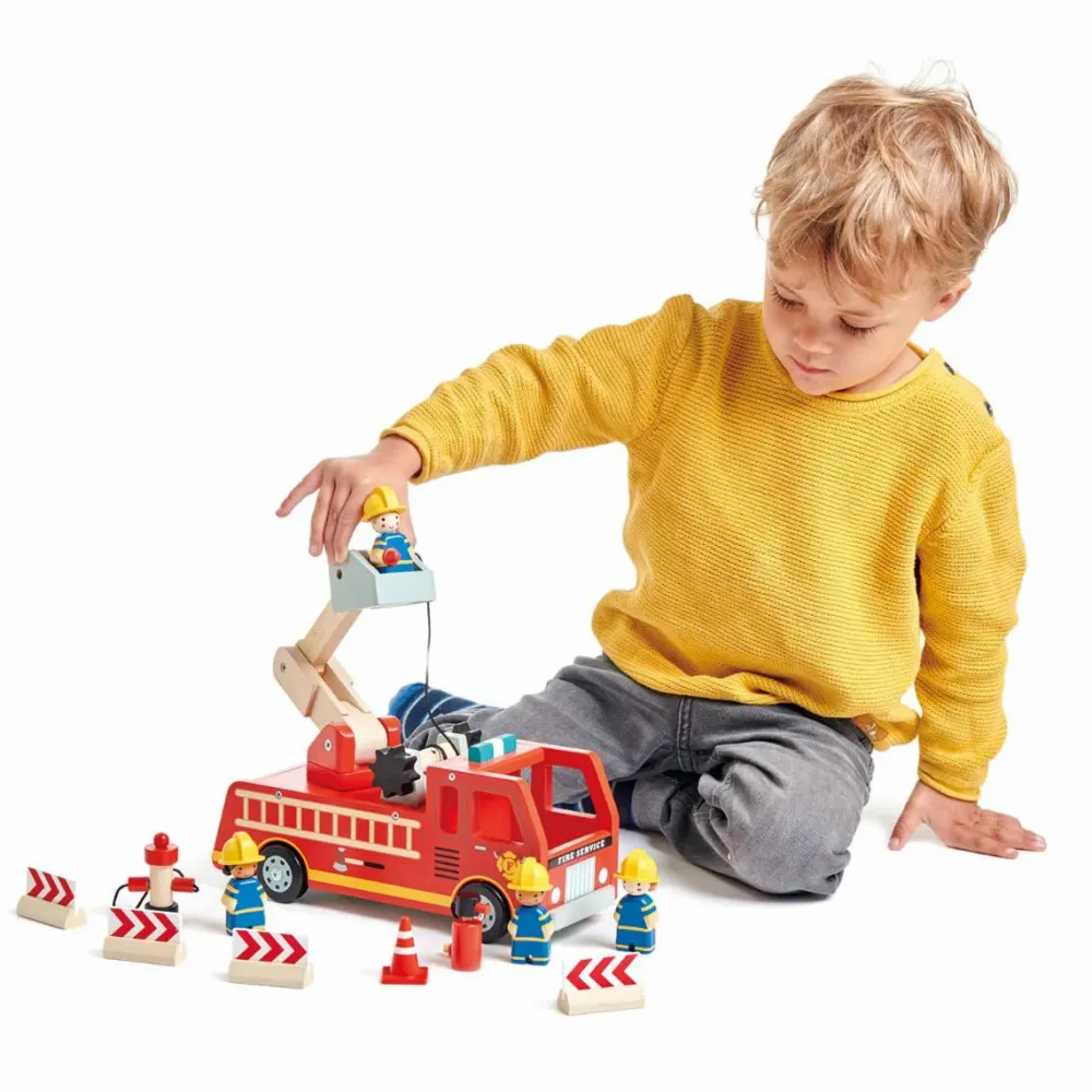 New Tender Leaf Brandbil af træ, 14 dele