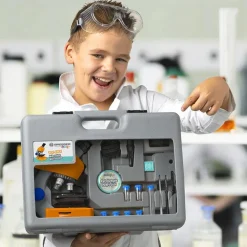 Clearance Børne mikroskop m. LED, 40x-640x - Inkl tilbehør