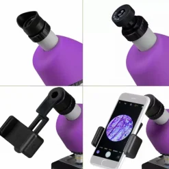 Outlet Børne- og junior mikroskop m. LED, 40x-640x