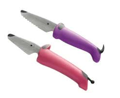 New Kinderkitchen Børneknivsæt - Pink/Lilla
