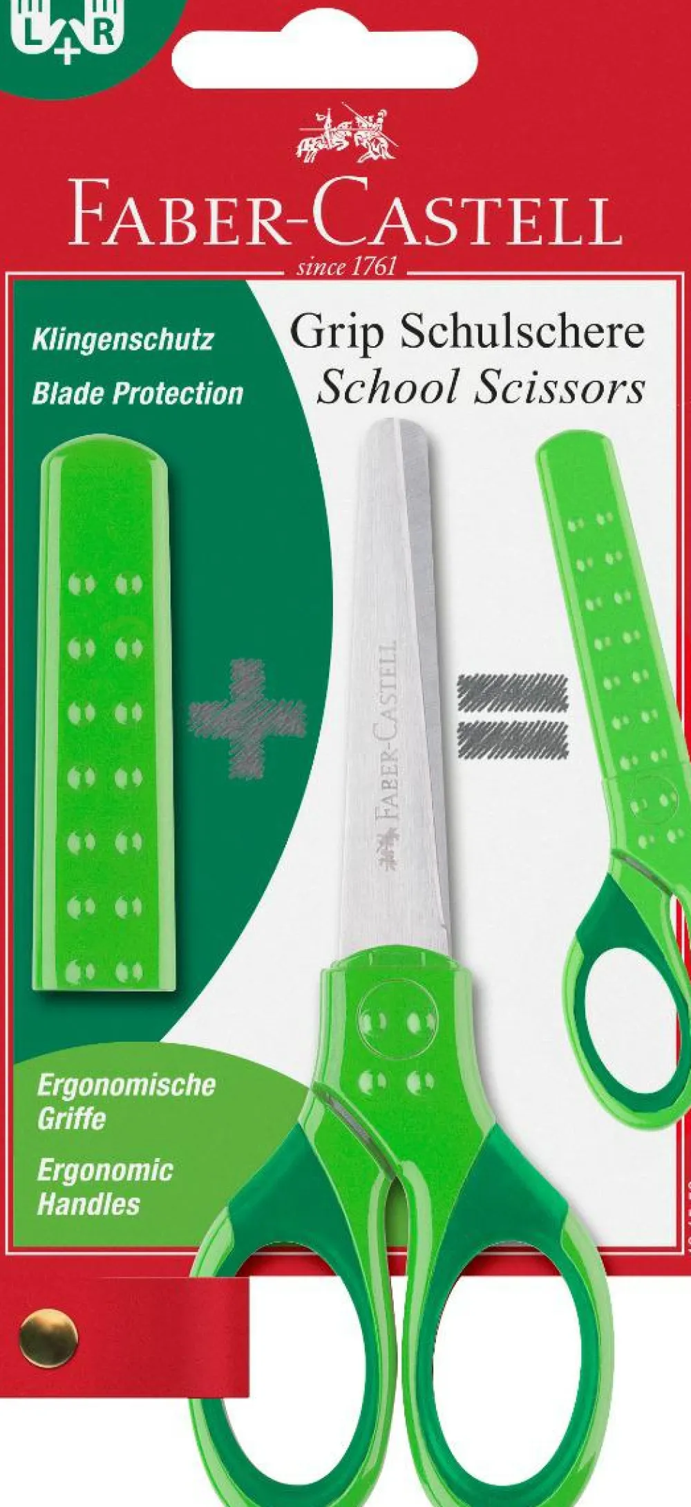 Best Faber-Castell Børnesaks, til højre og venstre hånd