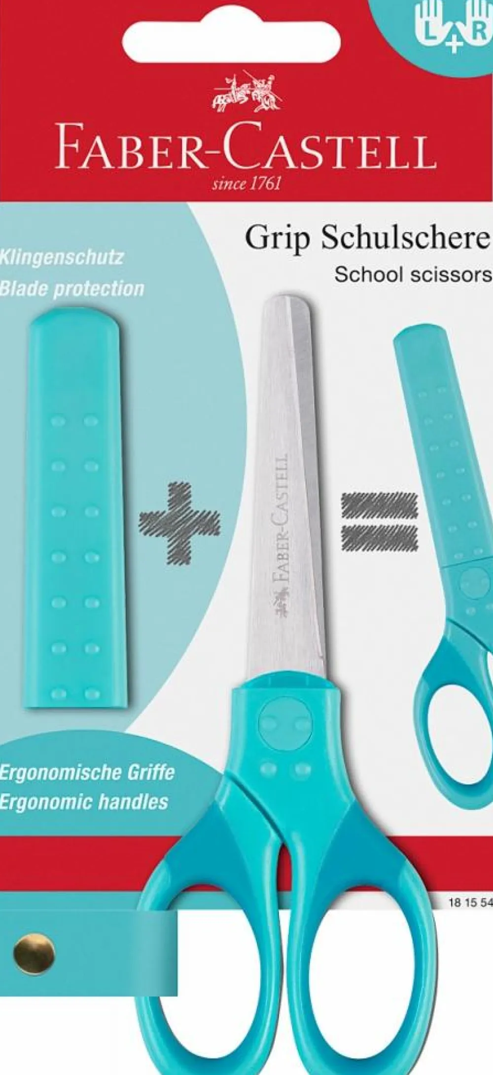 Best Faber-Castell Børnesaks, til højre og venstre hånd