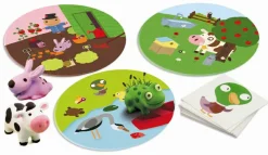 Discount Djeco Børnespil - Hvem bor hvor?