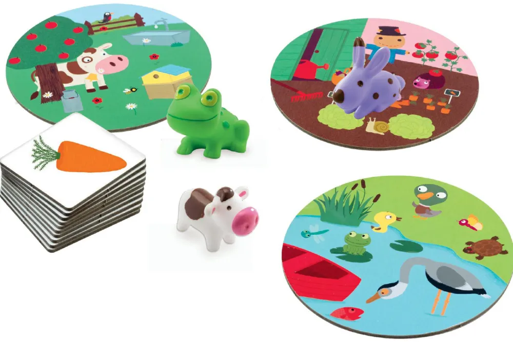 Discount Djeco Børnespil - Hvem bor hvor?