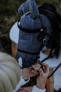 Clearance byASTRUP kæphest - Grå/sort "Blaze"