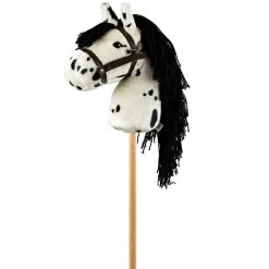 Hot byASTRUP kæphest - Hvid m. sorte prikker