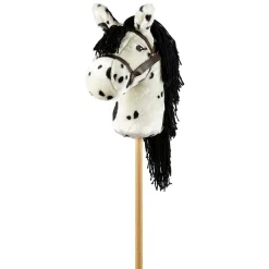 Hot byASTRUP kæphest - Hvid m. sorte prikker