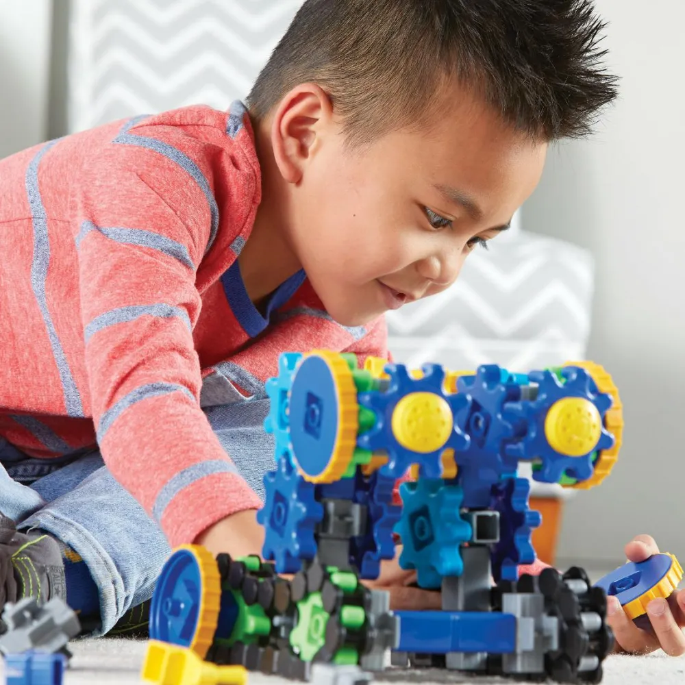 Discount Learning Resources Byg med tandhjul - Bevægelige køretøjer