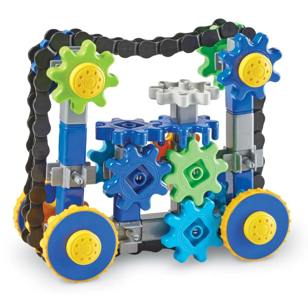 Discount Learning Resources Byg med tandhjul - Bevægelige køretøjer