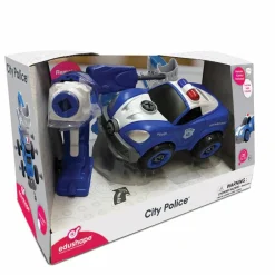 New edushape Byg selv bil m. fjernbetjening - Politibil