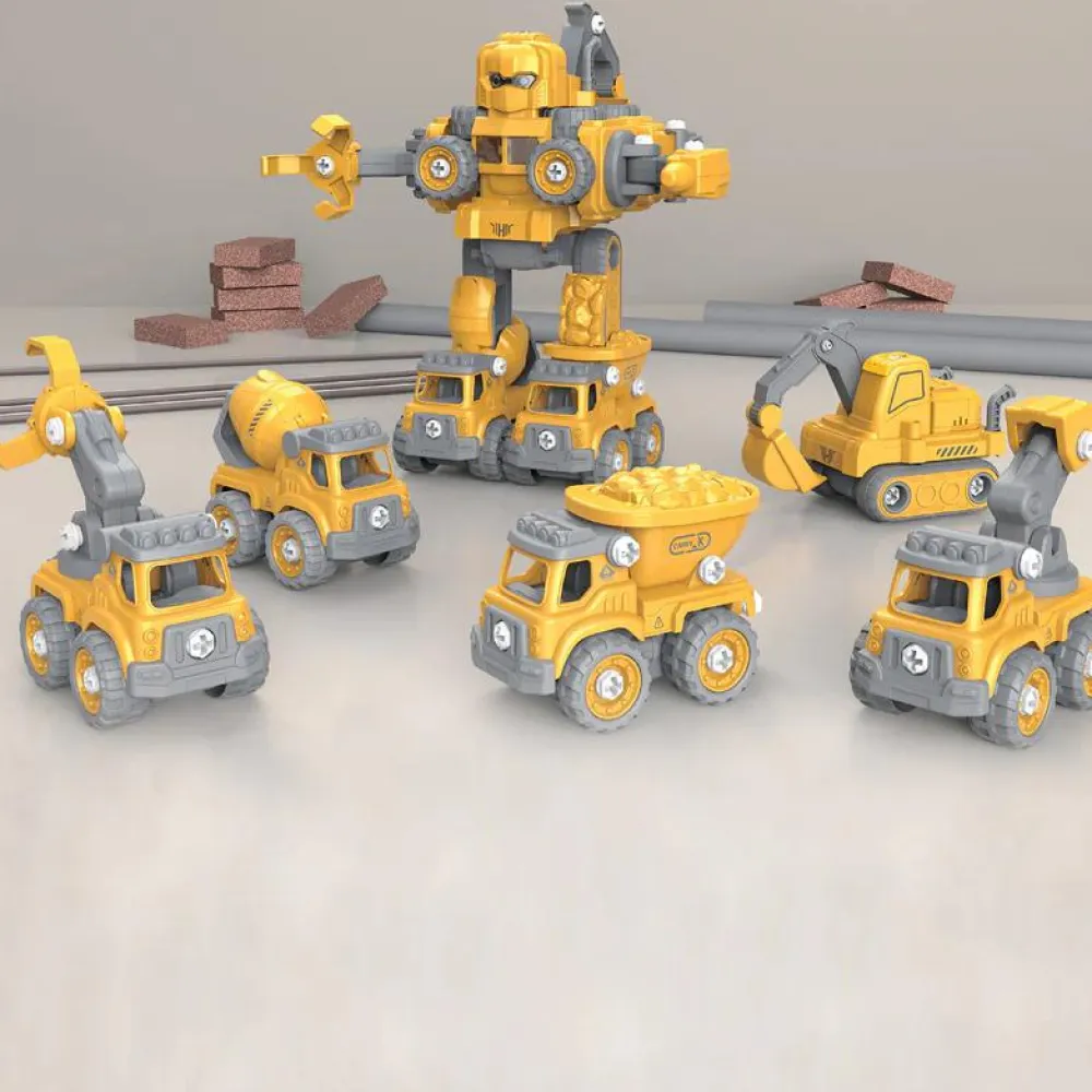 Discount edushape Byg selv 5-i-1 Truck-O-Bot