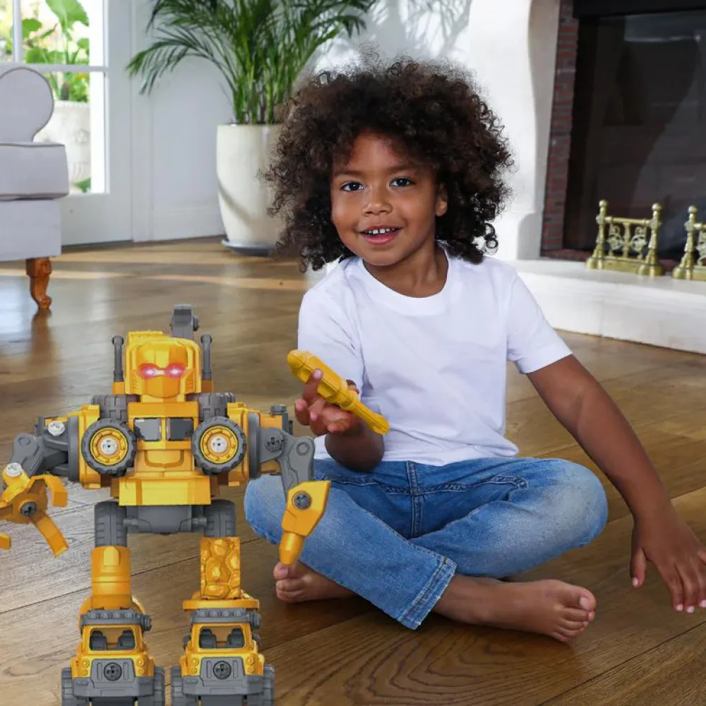 Discount edushape Byg selv 5-i-1 Truck-O-Bot