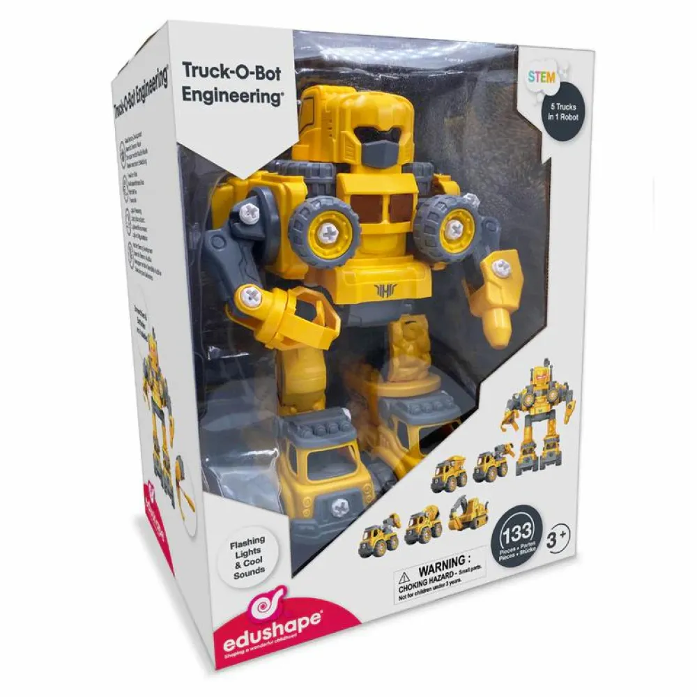 Discount edushape Byg selv 5-i-1 Truck-O-Bot
