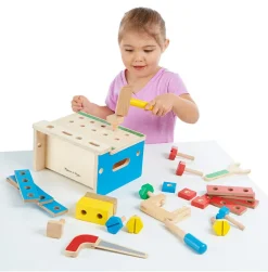 Clearance Melissa & Doug Bygge- & værktøjssæt