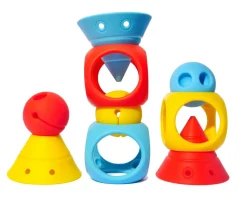 Hot Moluk Bygge- og fantasisæt i silikone, 9 dele