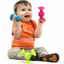 New Fat Brain Toys Byggebobler Squigz Pip