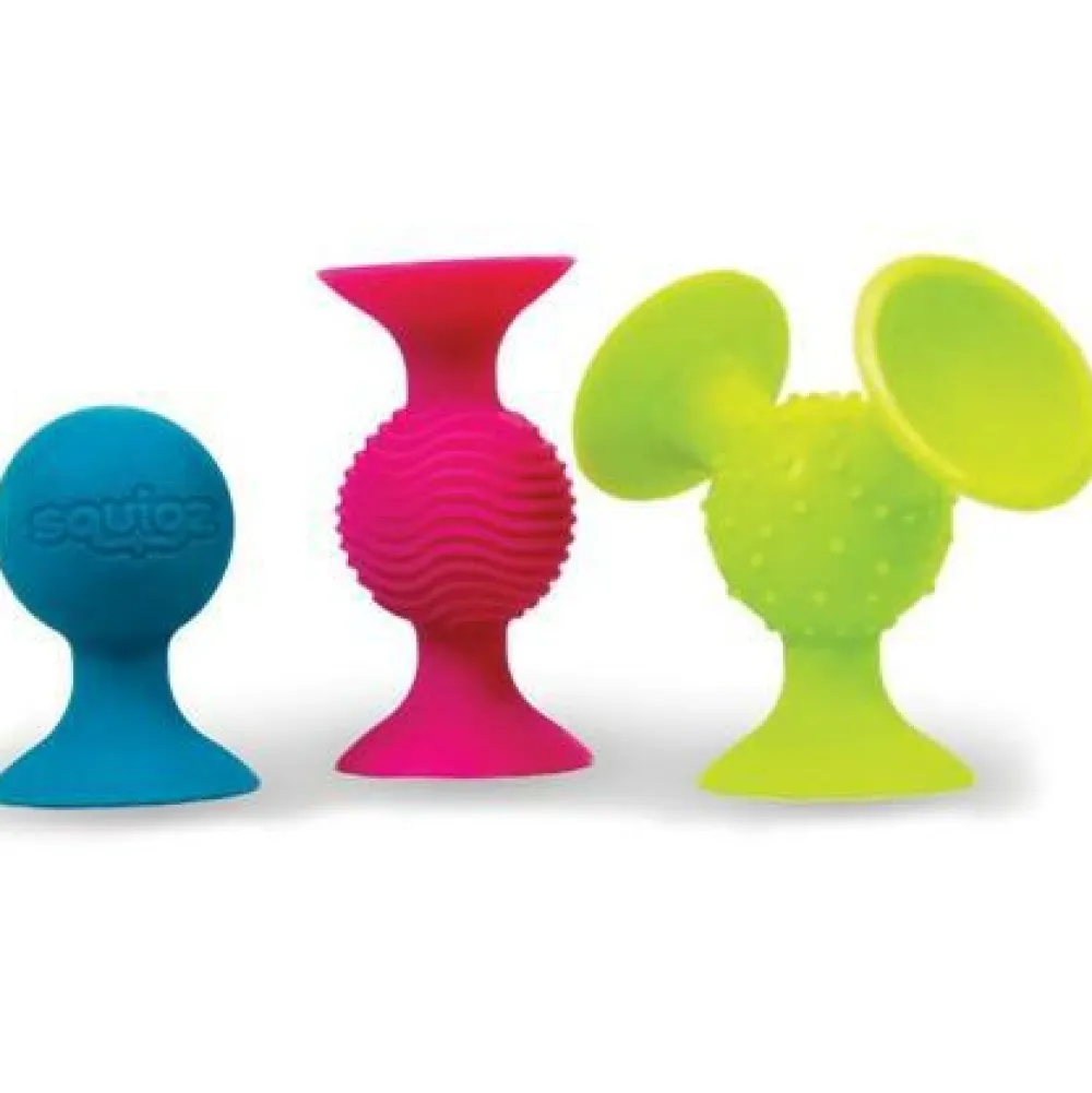 New Fat Brain Toys Byggebobler Squigz Pip