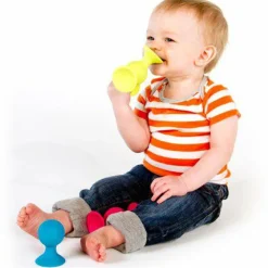 New Fat Brain Toys Byggebobler Squigz Pip