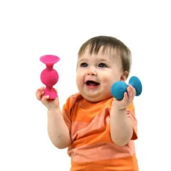 New Fat Brain Toys Byggebobler Squigz Pip