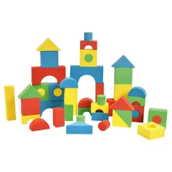 Sale Byggeklodser af skum - Små, 56 stk