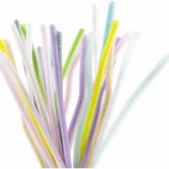 Clearance Creativ Company Chenille Ø6 mm. - Pastel, 25 stk