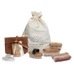 Outlet Cheval Roi tilbehør - Striglepose m. 7 dele, Sølv