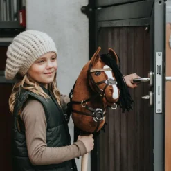 Best Cheval Roi tilbehør - Trense, krydsnæsebånd, sort