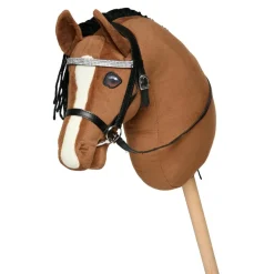 Cheval Roi tilbehør - Trense, sort/sølv rhinsten