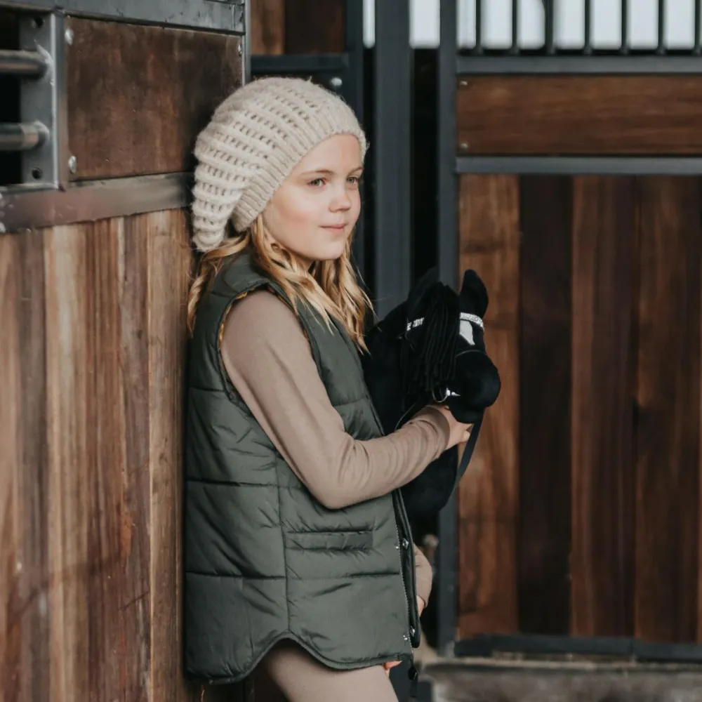 Cheval Roi tilbehør - Trense, sort/sølv rhinsten