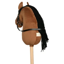 Cheval Roi tilbehør - Trense, sort/sølv rhinsten