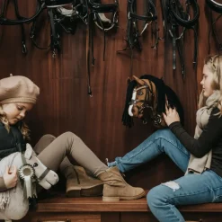 Cheval Roi tilbehør - Trense, sort/sølv rhinsten