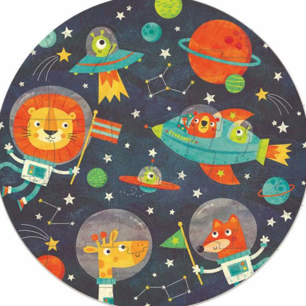 New educa Cirkelpuslespil m. 28 brikker - I rummet