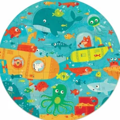 Hot educa Cirkelpuslespil m. 28 brikker - Under havet