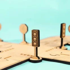 Discount Crateit Town - Trafik og vejskilte, 10 dele