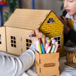 New Crateit tusser - Natur 1 mm., 6 stk