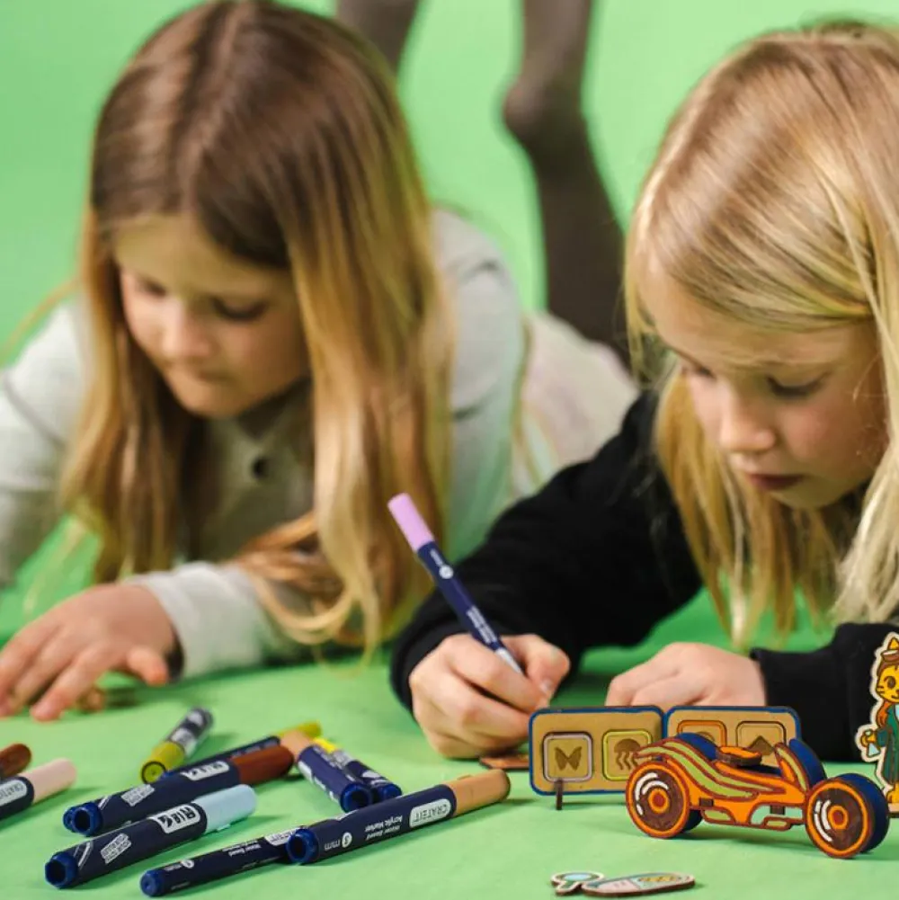 New Crateit tusser - Pastel 1 mm., 6 stk