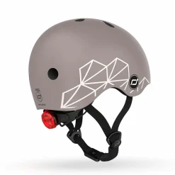 Best Scoot & Ride Cykelhjelm til baby, 45-51 cm - Brown lines