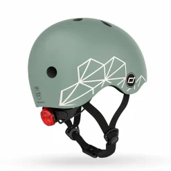Hot Scoot & Ride Cykelhjelm til baby, 45-51 cm - Green lines