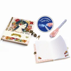 Discount Djeco Dagbog med lås og magisk pen - Oana