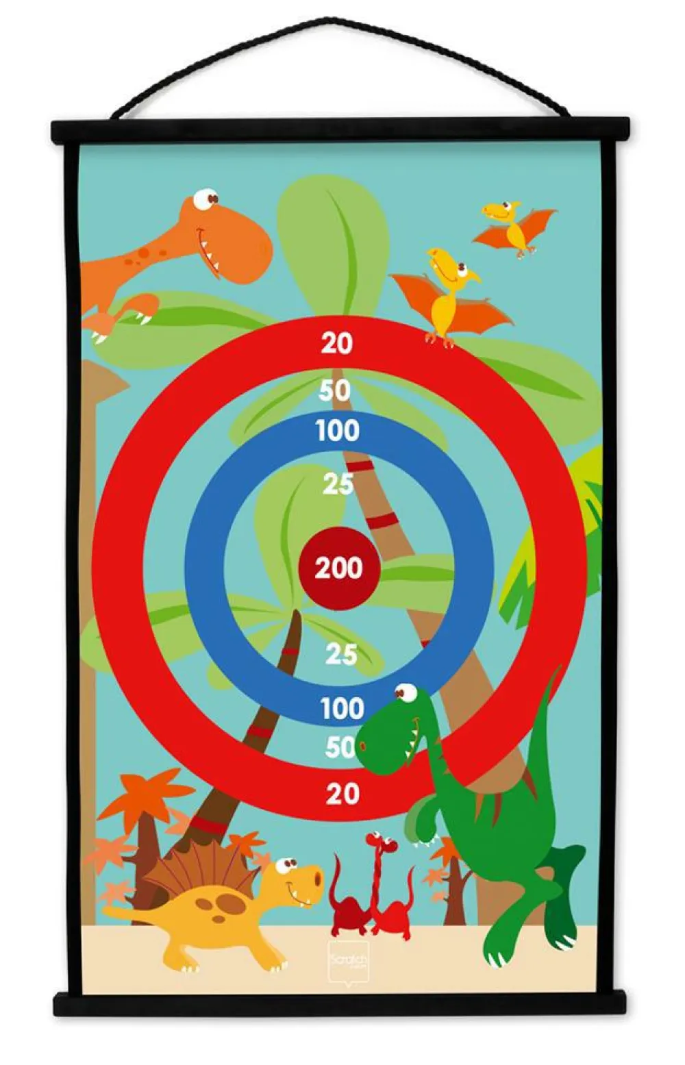 Outlet Scratch Dart med sugekopper - Dinosaur